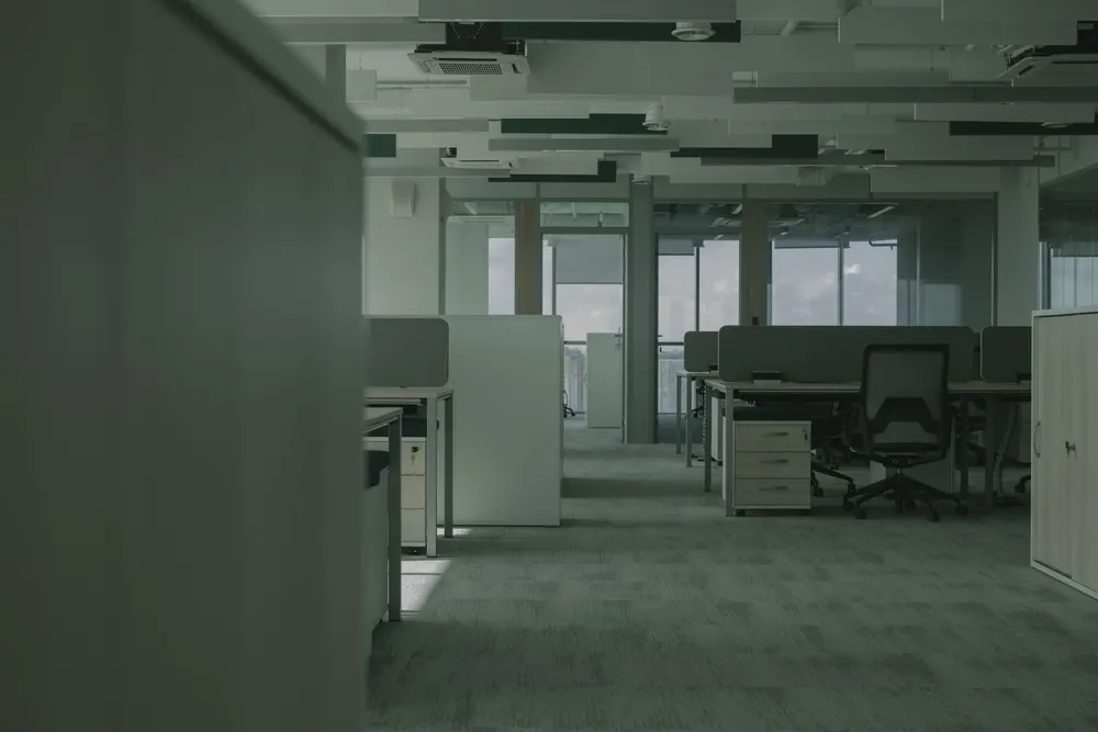 Modern office interior build-out
